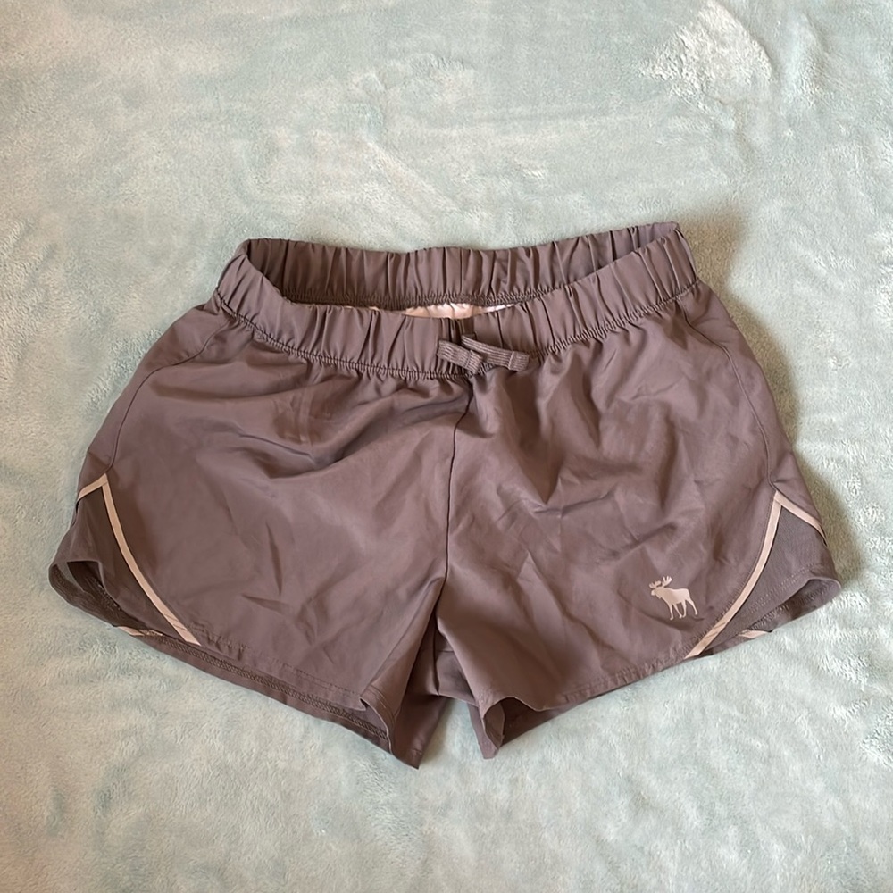 Abercrombie Kids Girls Active Shorts Gray 13/14